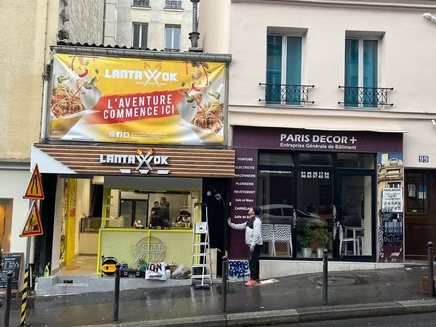 pose enseigne lumineuse magasin facade commerciale installation professionnelle boutique store led neon paris meilleur 14